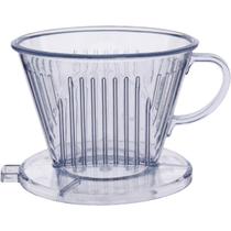 SUPORTE FILTRO CAFÉ 9x10x10cm PLÁSTICO TRANSP