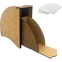 Suporte Filtro Café Decoração Útil Elegante Mdf Suporte Filtro Café Decoração Útil Elegante Mdf