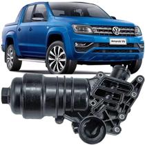 Suporte Filtro Oleo Motor Amarok 3.0 V6 Diesel 2018 À 2025
