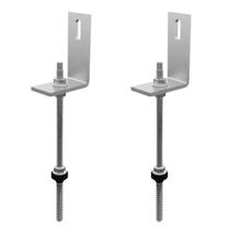 Suporte Fixa Linha C Placa Solar Telha Fibro Metálica 02 Un