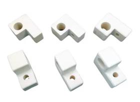Suporte Fixação De Porcelana Louça P/ Resistência Forno 6pçs