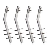 Suporte Fixação Telha Kalhetão Energia Solar - 4 Peças Suporte Fixação Telha Kalhetão Energia Solar - 4 Peças