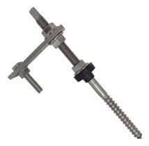 Suporte Fixador Solar M10x200mm Telha Fibrocimento - 6 Peças