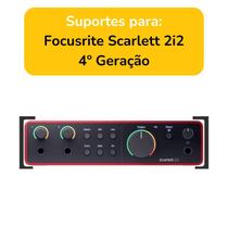 Suporte Fixar Focusrite Scarlett 2i2 4o Geração Embaixo Mesa