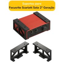Suporte Fixar Mesa Interface Audio Focusrite Scarlett Solo 2 Geração Suporte Fixar Mesa Interface Audio Focusrite Scarlett Solo 2 Geração