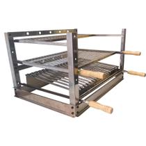 Suporte Fixo Bancada Churrasqueira Gourmet Aço Inox Pantheon Cód. 911 M 40F - Pantheon Inox