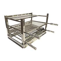 Suporte Fixo de Bancada para Churrasqueira Gourmet Aço Inox Pantheon Cód. - 910A 50R - Pantheon Inox