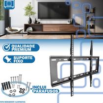Suporte Fixo de Parede para TV 40 a 80 Polegadas LED LCD Smart Até 75 Kg Aço Reforçado acompanha Kit de Montagem - Maxmidia Suporte Fixo de Parede para TV 40 a 80 Polegadas LED LCD Smart Até 75 Kg Aço Reforçado acompanha Kit de Montagem - Maxmidia