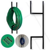 Suporte Fixo de Parede Resistente e Durável para Mangueira de Jardim em Aço Suporte Fixo de Parede Resistente e Durável para Mangueira de Jardim em Aço