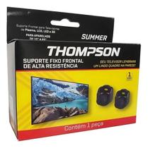 Suporte fixo de tv frontal de alta resistência lcd/led/3d 10 a 85 - thompson cor preto Suporte fixo de tv frontal de alta resistência lcd/led/3d 10 a 85 - thompson cor preto