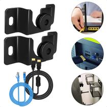 Suporte Fixo de Tv Universal Parede 13 a 70 Pol Ultra Slim Acompanha Cabo Hdmi 2m e Cabo de Internet Rede 3m