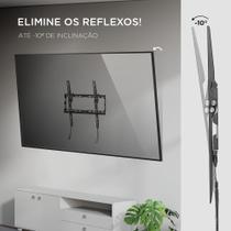 Suporte Fixo e Inclinável para TV, 32" a 70", Compatival com TV LED, LCD, Plasma, Suporte Até 45kg, Preto, A03V4S, ELG Suporte Fixo e Inclinável para TV, 32" a 70", Compatival com TV LED, LCD, Plasma, Suporte Até 45kg, Preto, A03V4S, ELG