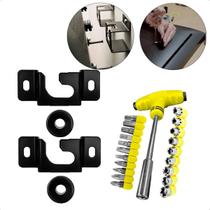 Suporte Fixo Tv 13 a 70 Polegadas + Jogo Ferramentas 24 Peças Chaves Tipo T