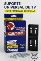 Suporte Fixo Tv Canaã Preto Vesa Universal 20 A 71 Polegadas Suporte Fixo Tv Canaã Preto Vesa Universal 20 A 71 Polegadas