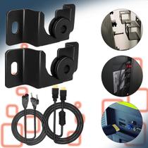Suporte Fixo TV Parede 13 a 70 + Cabo HDMI Ultra HD + Cabo de Força Bipolar Oitinho