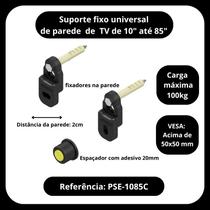 Suporte fixo universal de parede para tv tela de 10 a 85 polegadas