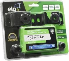 Suporte fixo universal elg uni100 de parede p tv/monitor de 14" ate 84" preto