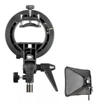 Suporte Flash Bowens Stype para Softbox Beauty Dish Snoot Tripé