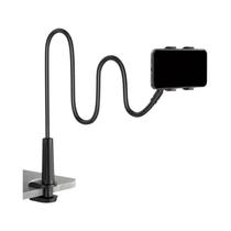 Suporte Flexível Para Celular Com Braço Longo E Clip, Montagem Em Pescoço De Ganso Para Smartphones