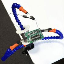 Suporte Flexível Para Soldagem Com Braços Articulados E Terceira Mão, Suporte Para Placa De Circuito