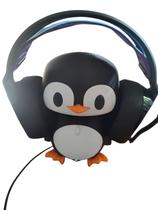 Suporte Fone De Ouvido Mesa Headset Pinguim Animal Gamer Suporte Fone De Ouvido Mesa Headset Pinguim Animal Gamer
