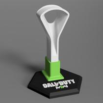 Suporte Fone Ouvido Mesa Headset Gamer CALL OF DUTY com e sem fio pc Universal Display Rack