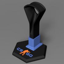 Suporte Fone Ouvido Mesa Headset Gamer CS GO com e sem fio pc Universal Display Rack