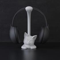 Suporte Fone Ouvido Mesa Headset Gamer GATINHO MINIMALISTA com e sem fio pc Universal Display Rack Suporte Fone Ouvido Mesa Headset Gamer GATINHO MINIMALISTA com e sem fio pc Universal Display Rack