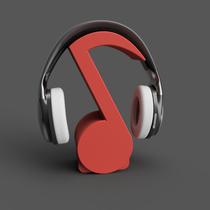 Suporte Fone Ouvido Mesa Headset Gamer NOTA MUSICAL com e sem fio pc Universal Display Rack