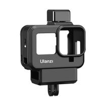 Suporte Frame GoPro Hero 8 Black com Encaixe Adaptador Microfone Externo - Ulanzi