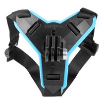 Suporte frontal ajustável para capacete moto bicicleta compatível com GoPro, SJCAM, DJI Action e câmeras esportivas - Brcshop