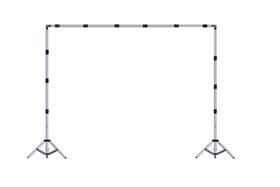 Suporte Fundo Infinito 2x3 +16 Presilhas Fotográfica + Bolsa - CEPROPLAST Suporte Fundo Infinito 2x3 +16 Presilhas Fotográfica + Bolsa - CEPROPLAST