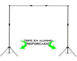 Suporte Fundo Infinito+ Bolsa+ 16 Presilhas Fotográfica Pro