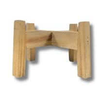 Suporte G Tripé De Madeira Decoração Planta Para Vasos