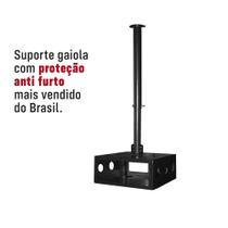 Suporte Gaiola Padrão Modelo Simples - Cor Preto