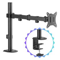 Suporte Gamer Articulado Fortrek FK 425S Para Monitor Ergonômico 17" Até 32" Polegadas Suporta 9Kg Rotação de 90 Graus