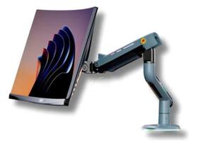 Suporte Gamer Cinza Nb - V6 Led Monitor 32 A 60 Articulado