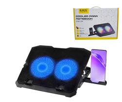 Suporte Gamer para Notebook e Celular com Ventoinhas Silenciosas e LED Colorido Suporte Gamer para Notebook e Celular com Ventoinhas Silenciosas e LED Colorido