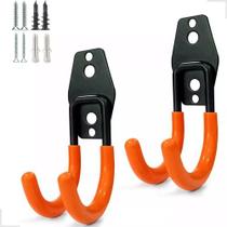 Suporte Gancho 23kg Pendurar Escada Bicicleta Parede Kit 2