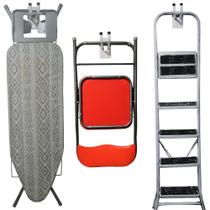 Suporte Gancho Suporta 20kg Reforçado Pendurar Escada, Bike