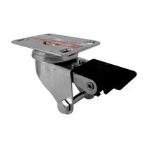 Suporte garfo giratório freio 2 pol p/ rodízio Suporte garfo giratório freio 2 pol p/ rodízio