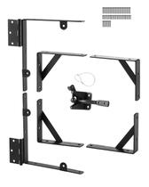 Suporte Gate Corner VEVOR Anti Sag com trava preta Suporte Gate Corner VEVOR Anti Sag com trava preta