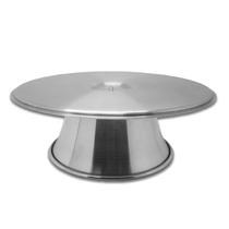Suporte Giratório Bailarina Para Confeitar Bolo 30cm Alumínio Doupan Suporte Giratório Bailarina Para Confeitar Bolo 30cm Alumínio Doupan