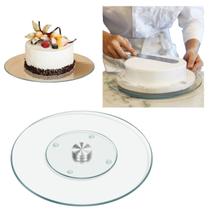 Suporte Giratório para Confeitar Bolos e Sobremesas 30cm Suporte Giratório para Confeitar Bolos e Sobremesas 30cm