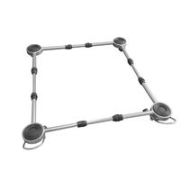 Suporte Giratório Para Fogão e Geladeira Gira-Fácil Cinza Inox