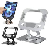 Suporte Giratório Universal de Metal para Tablet - Base Robusta e Prática para Uso Diário em Mesa