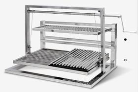 Suporte Grelha Grill Slim - Elevatório 60x50 - JX Metais