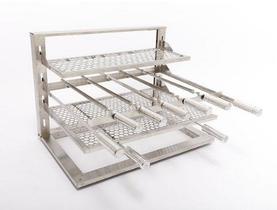SUPORTE/GRILL PRATIQUE DE GRELHA E ESPETO PARA CHURRASQUEIRA MEDIDA 67 x 46 INOX S. GRILL