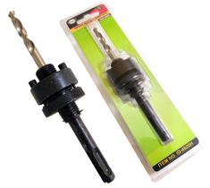 Suporte Guia P/serra Copo De Aço Encaixe Sds Plus 32 A 210mm