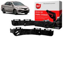 Suporte Guia Parachoque Etios Sedan 2013 Até 2021 Traseiro